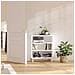 Credenza Bianca 57x35x70 cm in Legno Multistrato - Foto miniatura 1