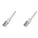 Patch Cable, UTP, CAT6, PVC, 2M, white 2m Bianco cavo di rete - Foto miniatura 1