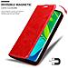 Custodia Compatibile Con Xiaomi Mi Note 10 In Rosso Mela - Coperchio Protettiva Con Chiusura Magnetica, Funzione Stand E Tasca Per Le Carte - Foto miniatura 7
