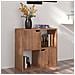 Libreria Rovere Marrone 60x27,5x59,5 cm in Legno Multistrato - Foto miniatura 3
