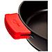 Ecostone Casseruola Bassa 30cm Induzione, Coperchio Di Vetro, Antiaderente Alluminio Fuso Nero - Foto miniatura 4