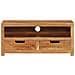 Mobile Porta Tv 88x35x40 Cm In Legno Massello Di Acacia - Foto miniatura 2
