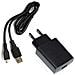 Caricabatterie Da Parete Per Casa Originale Uc15eu 10w + Cavo Usb Black Bulk - Foto miniatura 1