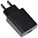 Caricabatterie Da Parete Per Casa Originale Uc15eu 10w + Cavo Usb Black Bulk - Foto miniatura 3
