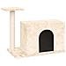 Albero Per Gatti Con Tiragraffi In Sisal Crema 51 Cm - Foto miniatura 1