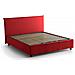 Letto Matrimoniale Azue, Letto Contenitore Con Rivestimento In Tessuto, 100% Made In Italy, Apertura Frontale, Adatto Per Materasso Cm 140x190, Rosso - Foto miniatura 2