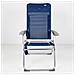 Sedia Da Spiaggia Aktive Slim Pieghevole Blu Marino 47 X 107 X 66 Cm (4 Unità) - Foto miniatura 3