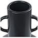 Vaso Da Fiori Perea Realizzato A Mano Ceramica Nero - Foto miniatura 5