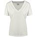 T-shirt Con Scollo A V In Cotone Organicco Donna - Ice Sage It 40 - Foto miniatura 1