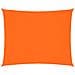 Parasole A Vela In Tessuto Oxford Rettangolare 3,5x5m Arancione - Foto miniatura 1