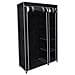 Armadio Guardaroba Pieghevole Nero 110 X 45 X 175 Cm - Foto miniatura 2
