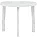 Tavolo Da Giardino Bianco 89 Cm In Plastica - Foto miniatura 2