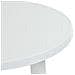 Tavolo Da Giardino Bianco 89 Cm In Plastica - Foto miniatura 4