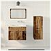 Set Mobili Bagno in Legno Antico - Foto miniatura 4