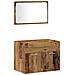 Set Mobili Bagno in Legno Antico - Foto miniatura 6