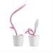 Lampada Da Tavolo Led Con Portapenne: Design Creativo, Protezione Per Gli Occhi Pink - Foto miniatura 2