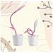 Lampada Da Tavolo Led Con Portapenne: Design Creativo, Protezione Per Gli Occhi Pink - Foto miniatura 3