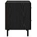 Armadio da Notte con cassetto Rovere nero 40 x 35 x 47,5 cm - Foto miniatura 7