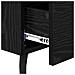 Armadio da Notte con cassetto Rovere nero 40 x 35 x 47,5 cm - Foto miniatura 9