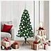 Albero di Natale Artificiale Angolare con 150 LED Verde 150 cm - Foto miniatura 2