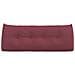 Cuscino per Schiena Rosso Vino 120 x 24 x 50 cm Tessuto - Foto miniatura 6