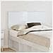 Testiera con testiera Bianco Lucido 120 cm Legno multistrato - Foto miniatura 2