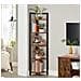 Libreria con 5 ripiani, marrone rustico, stile loft LLS803B01 - Foto miniatura 2