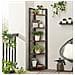 Libreria con 5 ripiani, marrone rustico, stile loft LLS803B01 - Foto miniatura 3