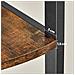 Libreria con 5 ripiani, marrone rustico, stile loft LLS803B01 - Foto miniatura 4