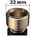 Adattatore M22-lavor Click - Riduzione Filettatura M22x1,5 Per Tubo Lavor | 160 Bar | Compatibile Con Idropulitrici Lavor - Foto miniatura 5