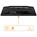 G4 24G4ZR Monitor PC 23.8" 1920 x 1080 Pixel Full HD LED Nero, Rosso - Foto miniatura 14