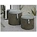 Pouf Vkh719-verde-mdf-38x38x38 Cm - Foto miniatura 8