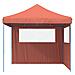 Tenda Party Terracotta 292 x 292 x 315 cm Tessuto Oxford - Foto miniatura 3