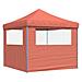 Tenda Party Terracotta 292 x 292 x 315 cm Tessuto Oxford - Foto miniatura 6