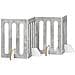 Recinto pieghevole per animali 4 pcs Grigio Cemento - Foto miniatura 1