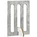 Recinto pieghevole per animali 4 pcs Grigio Cemento - Foto miniatura 4