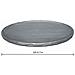 Copertura per piscina Ø6,10 m Rotondo Poliestere Grigio - Foto miniatura 5