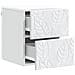 Mobiletto da notte a muro 2 pcs Bianco 34,5 x 33 x 40 cm - Foto miniatura 3