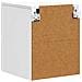Mobiletto da notte a muro 2 pcs Bianco 34,5 x 33 x 40 cm - Foto miniatura 6