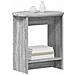 Tavolo laterale Grigio Sonoma 50 x 39,5 x 55 cm - Foto miniatura 3