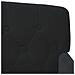 Loveseat con bottoni imbottiti Nero 111 x 65 x 79 cm Velluto - Foto miniatura 7