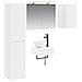 Set di mobili per il bagno 5 pcs Bianco - Foto miniatura 1