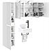 Set di mobili per il bagno 5 pcs Bianco - Foto miniatura 2