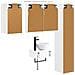 Set di mobili per il bagno 5 pcs Bianco - Foto miniatura 7