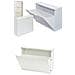 Scarpiera Modulare In ABS Antiurto A Scomparsa Bianco - Foto miniatura 2