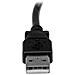 Cavo USB 2.0 A a B con angolare sinistro 2 m - M / M - Foto miniatura 3