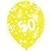 Palloncini 50 ° Compleanno 27,5 cm, 6 pz, Colori Assortiti - Foto miniatura 1