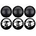 Set da Pétanque Luxe 6 Bocce Nero Argento 52JT-ZIZ-Uni - Foto miniatura 3
