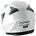 Casco Modulare Apribile Moto Touring Sport Visiera Parasole Bianco M - Foto miniatura 4