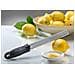 Zester Grattugia da cucina Nero Lama fine ideale per agrumi, parmigiano, zenzero, cioccolato e noce moscata - Foto miniatura 2